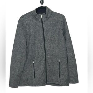 Spyder Fleece Lined Sweater Jacket Sz XL